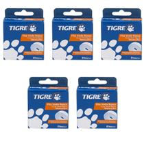 Kit 5 Fita Veda-rosca Anti Vazamento 18mmx25m Tigre Kit 5 Fita Veda-rosca Anti Vazamento 18mmx25m Tigre