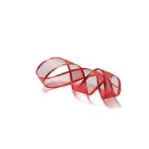Kit 5 fitas aramada vermelha decorativa brilhosa 2.5cm Natal Kit 5 fitas aramada vermelha decorativa brilhosa 2.5cm Natal