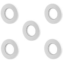 Kit 5 Fitas De Borda Para Moveis Mdf Branco Tx - 22mm X 50mt