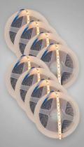 Kit 5 Fitas LED 120 Leds/m 5m Branco Frio