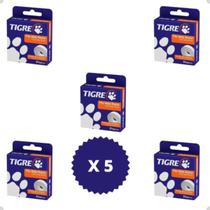 Kit 5 Fitas Veda Rosca 18mm x 50m TIGRE