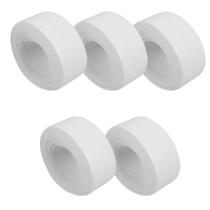 KIt 5 fitas Vedação Impermeável Adesiva Calafetagem Rejunte PVC para Pia Box Banheira Vaso Cozinha Banheiro