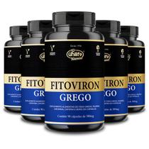 Kit 5 Fitoviron Grego Unilife 90 Cápsulas 500mg