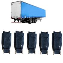 Kit 5 Fivela Completa Com Rabicho e Fixador Sider - FF INDUSTRIA