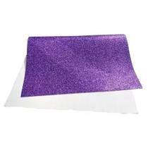 Kit 5 Folhas De Papel Microondulado Glitter 50x80cm Escolar