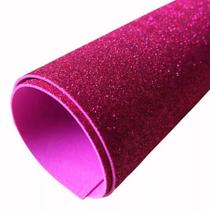 Kit 5 Folhas Eva Pink Rosa Glitter Textura Homogênea Lavável Kit 5 Folhas Eva Pink Rosa Glitter Textura Homogênea Lavável