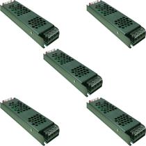 Kit 5 fonte chaveada slim 500w 40a bivolt 12v ip20 galaxy Kit 5 fonte chaveada slim 500w 40a bivolt 12v ip20 galaxy