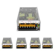 Kit 5 fonte colmeia 12v 10a 110/220v 120w Kit 5 fonte colmeia 12v 10a 110/220v 120w