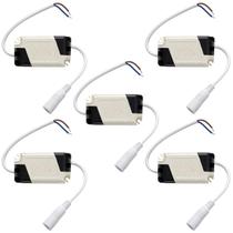 Kit 5 fonte reator driver para painel plafon de led 18w a 24w embuled Kit 5 fonte reator driver para painel plafon de led 18w a 24w embuled