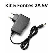 Kit 5 Fontes 2A 5V 100% Real