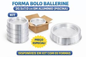 Kit 5 Formas Ballerine 20,5x7,0