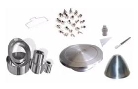 Kit 5 Formas Redonda Fundo Falso + Bailarina + Saia + Itens