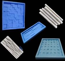 Kit 5 Formas Silicone Gesso Parede 3D