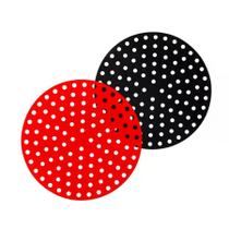 Kit 5 Forro Redondo Fritadeira Air Fryer Antiaderente 22,5cm