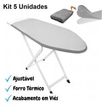 Kit 5 Forro Térmico Capa para Tabua de Passar com 135x40cm