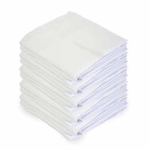 Kit 5 Fralda De Pano Branco Bebê Pinte E Borde Luxo Barra Kit 5 Fralda De Pano Branco Bebê Pinte E Borde Luxo Barra