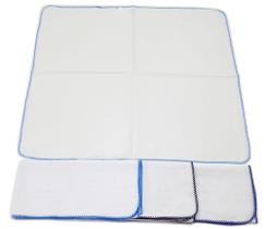 Kit 5 Fralda Quadriculada Lisa 68 Cm X 68 Cm Com Crochê Kit 5 Fralda Quadriculada Lisa 68 Cm X 68 Cm Com Crochê