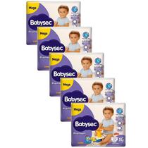 Kit 5 Fraldas Babysec Galinha Pintadinha Premium Mega XG com 24 unidades Kit 5 Fraldas Babysec Galinha Pintadinha Premium Mega XG com 24 unidades