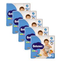 Kit 5 Fraldas Babysec Ultrasec Jumbinho Galinha Pintadinha G com 16 unidades Kit 5 Fraldas Babysec Ultrasec Jumbinho Galinha Pintadinha G com 16 unidades