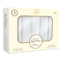Kit 5 Fraldas de Pano para Bebê 67cmx70cm Fraldas Incomfral Kit 5 Fraldas de Pano para Bebê 67cmx70cm Fraldas Incomfral