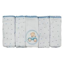 Kit 5 Fraldas de Pano para Bebê 68 cm x 70 cm Urso Bublim Kit 5 Fraldas de Pano para Bebê 68 cm x 70 cm Urso Bublim