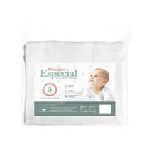 Kit 5 Fraldas Especial Branca para Bebê 70cm x 70 cm Kit 5 Fraldas Especial Branca para Bebê 70cm x 70 cm