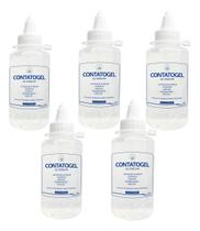 Kit 5 - Frasco De Gel Clinico Para Ultrassons De Imagem, Ecógrafos, Dopplers, Desfibriladores, Tens e Fes De 100 ml