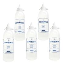 Kit 5 - Frasco De Gel Clinico Para Ultrassons De Imagem, Ecógrafos, Dopplers, Desfibriladores, Tens e Fes De 250 ml