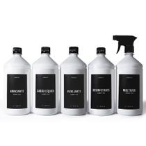 Kit 5 Frascos Lavanderia 1L Kit 5 Frascos Lavanderia 1L