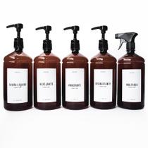 Kit 5 frascos lavanderia 1l Kit 5 frascos lavanderia 1l