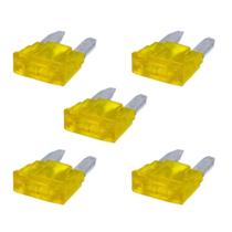 Kit 5 fusivel lamina mini automotivo 20 a Kit 5 fusivel lamina mini automotivo 20 a