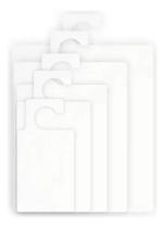 Kit 5 Gabarito Para Dobrar Roupa Personal Organizer Dobrador