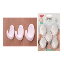 Kit 5 Gancho Cabide Adesivo De Parede 5x2,5cm Clink CK3561 Kit 5 Gancho Cabide Adesivo De Parede 5x2,5cm Clink CK3561