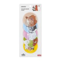 Kit 5 ganchos adesivos modelo we bare bears