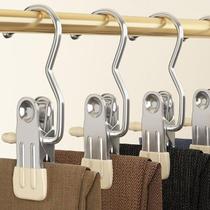 Kit 5 Ganchos Cabides Prendedores Multiuso