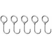 Kit 5 Ganchos Para Porta Utensílios e Talheres Cromado FS