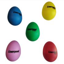Kit 5 Ganzas Plástico (Ovinho) Shaker Egg - Liverpool Kids