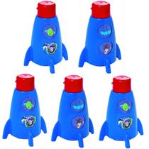 Kit 5 Garrafa Giratória Foguete Toy Story Buzz e Woody Lembrança Aniversário