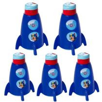 Kit 5 Garrafas Foguete Patrulha Canina para Festa Infantil Kit 5 Garrafas Foguete Patrulha Canina para Festa Infantil