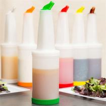 Kit 5 Garrafas Storen Pour 1lt Profissional Bartender Drinks