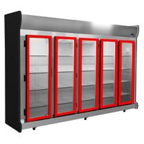 Kit 5 Gaxeta Refrigerador Expositor Vrfa2370 Para Fricon 47x145