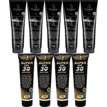 Kit 5 Gel Cartilagem De Tubarão 150G + 4 Super Gel 30 Ervas