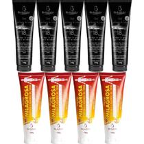 Kit 5 Gel Cartilagem de Tubarão Com 18 Ervas 150g + 4 Pomada Massageadora Milagrosa 150g