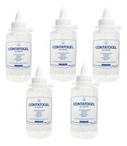 Kit 5 - Gel Clínico De Contato Condutor Ultrassom De 100Ml