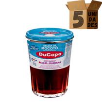 kit 5 Geleia de Mocotó Açaí e Guaraná Zero Açúcar 170g Ducopo