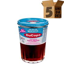 Kit 5 Geleia De Mocotó Tutti-Frutti Zero Ducopo