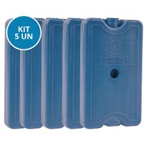 Kit 5 Gelo Placa Gel Artificial Reutilizável Rígido 400ml