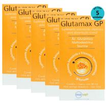 Kit 5 Glutamax GP Suplemento P/ Animais 80ml- Inovet
