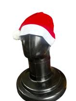 Kit 5 Gorros Papai Noel Em Feltro C/ Pom Pom Fantasia Natal
