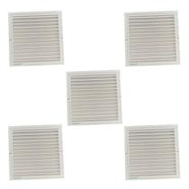 Kit 5 Grades de Ventilação Encaixe Quadrada 15x15cm Ventokit Kit 5 Grades de Ventilação Encaixe Quadrada 15x15cm Ventokit
